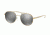 Michael Kors LON MK1021 Single Vision Prescription Sunglasses MK1021-11686G-53 - Lens Diameter 53 mm, Frame Color Gold Tone