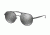 Michael Kors LON MK1021 Single Vision Prescription Sunglasses, 53mm, Black, MK1021-11696G-53-SV