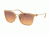 Michael Kors LUGANO MK2064 Prescription Sunglasses MK2064-3353H4-53 - Lens Diameter 53 mm, Frame Color Milky Amber