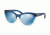 Michael Kors MITZI I MK6035 Single Vision Prescription Sunglasses MK6035-312255-53 - Lens Diameter 53 mm, Frame Color Blue Clear Gradient