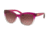 Michael Kors MITZI I MK6035 Single Vision Prescription Sunglasses MK6035-31238H-53 - Lens Diameter 53 mm, Frame Color Fuschia Clear Gradient