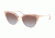 Michael Kors SAVANNAH MK1033 Progressive Prescription Sunglasses, 54mm, Pastel Pink Mosaic/shiny Rose, MK1033-334168-54-PRO