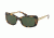 Michael Kors SEVILLE MK2061 Sunglasses 324471-51 - Dark Vintage Tortoise Frame, Green Solid Lenses