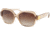 Michael Kors SUZ MK2055 Single Vision Prescription Sunglasses MK2055-330013-56 - Lens Diameter 56 mm, Frame Color Brown Transparent