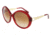 Michael Kors WILLA I MK2015B Single Vision Prescription Sunglasses MK2015B-308913-58 - Lens Diameter 58 mm, Frame Color Red / Gold