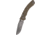 Microtech Amphibian - Ram-Lok S/E Frag G-10 Stonewash Standard 3.875in Folding Knife, Tan, 137RL-10FRGTTA