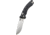 Microtech Amphibian Ram Lok STW STD Fluted 3.875in Folding Knife, Black, 137RL-10FLGTBK