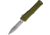 Microtech Combat Troodon D/E Gen III Apocalyptic Partial Serrated 4in Automatic Folding Knife, OD Green, 1142-11APOD