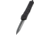 Microtech Combat Troodon Delta Frag Shadow Fluted DLC Hareware Nickel Boron Internals 3.8in Folding Knife, Black, 142-1CT-DSH