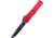 Microtech Combat Troodon Gen III Interceptor Black Standard Signature Series 4in Folding Knife, Red, 1217-1RDS