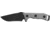 Microtech Currahee TE Fixed Blade Knife, Black Handle, Black Plain MT103-1BL
