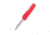 Microtech Cypher II D/E Stonewash Part Serrate Automatic Folding Knife, 3.55in, M390MK Steel, Red, 1242-11RD