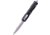 Microtech Dirac D/E Stonewash Standard Full Serration 2.875in Folding Knife, Black, 225-12
