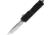 Microtech Scarab II Gen III T/E Stonewash Full Serrate 3.95in Folding Knife, Black, 1279-12