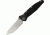 Microtech SOCOM Delta TE Folding Knife, Black Handle, Satin Combo MT163-5
