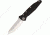 Microtech SOCOM Delta TE Folding Knife, Black Handle, Stonewash Serrated MT163-12