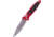 Microtech Socom El S/E-A Apoc P/S 4.05in Folding Knife, Red, 160A-11APRD