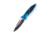 Microtech Socom Elite S/E Auto Black Standard 4.05in Automatic Folding Knife, Automatic Folder, Blue, 160A-1BL