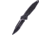 Microtech Socom Elite-M Manual Drop Point Part- Tactical S/E Folding Knife, 4in, M390 Steel, Black, Drop Point Blade, Aluminum, Black Handle, 160-2T