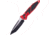 Microtech Socom Elite T/E-Auto Black Standard 4in Folding Knife, Red, 161A-1RD