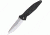 Microtech SOCOM Elite T/E Folding Knife, 4.05in, M390 Steel, Stonewashed, Tanto Blade, Plain Edge, Aluminum, Black Handle, 161-10