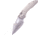 Microtech Stitch Auto S/E Stonewash Part Serrate 3.75in Folding Knife, Natural Clear, 169-11NC