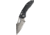 Microtech Stitch S/E Apocalyptic Automatic Folding Knife, 3.75in Partially Serrated Spear Point Blade, Black Handle, 169-11AP