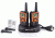 Midland Radio 22 Ch./28 mile w/38 CTCSS, W/X Alert, Bat, DTC &amp; USB Cable Charger, Black/Orange T51VP3