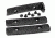 Midwest Industries 2 Straight Panel / 1 Hand Stop Panel Kit, Black, MI-G2SS-PK