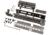 Midwest Industries AK Alpha Series M-LOK Handguard, 6.0in, Black, MI-AK-ALPHA6
