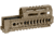 Midwest Industries AK Alpha Series Quad Rail Handguard, 6.0in, Magpul FDE, MI-AK-ALPHA-QR-6-FDE
