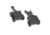 Midwest Industries Combat Rifle Top Mounted Deployable Front and Rear Sight, Black, MI-CRS-SET