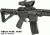 Midwest Industries Trijicon ACOG, V-COG 1 Lever QD Mount, Black, MI-QDTAV1