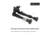 MIGHTY TACTICAL BP-01 Bipod, 6.2-6.7in Height Range, Picatinny/Weaver Mount, Black, MT-BP-01