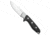 Mikov Mikov Patron Fixed Blade Knife Black G-10 4.375" Stonewash N690, Black, Bohler N690, adult, BHQ-105546