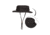 MIL-TEC Cotton Ripstop Boonie Hat - Unisex, Black, Small, 12325002-902
