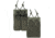 MIL-TEC Double Pistol Mag Pouch W/Hook &amp; Loop, Olive Drab, 13495801