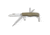 MIL-TEC M2000 Pocket Knife, 3in, Stainless Steel, OD Plastic Handle, 15337100