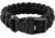 MIL-TEC Paracord Braclet, Large, Black, 15774102-904