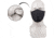 MIL-TEC V-Shape Facemask, Black, Adjustable, 12670402
