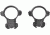 Millet Ruger Scope Rings for Ruger 77, Black - 30mm, Medium RR77006