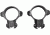 Millet Ruger Scope Rings for Ruger 77, Black - 1in, High RR77005