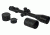 Millett 4-16x50 Illuminated Mil-DotBar, Multi Coat Matte Tactical Rifle Scope BK81001