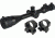 Millett 4-16x50 Tactical Rifle Scope, Matte Black w/ Illuminated Mil-Dot Bar Reticle, .1 Mil Click Value BK81008 w/ Millett 30mm Tactical Detachable Ring, Low, Matte Black DT00713