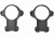 Millett Angle-Loc Weaver Style Rifle Scope Rings, 1in, .22 Cal 11mm Euro Grooved, High, Matte