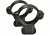 Millett Angle-Loc Weaver Style Rifle Scope Rings, 30mm, .22 Cal 11mm Euro Grooved, High, Matte