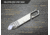 MILSPIN EDC Pry Bar, Honeycomb Texture, Stainless Steel, 132110013g