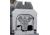 MILSPIN Saint Michael 3D Slide Plate, Glock 1-5/19X ex. G42/G43/G43X/G48, Black Cerakoted Brass, 659629653250