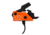 Mimtac Drastic AR-15 Drop-in Trigger, Curved, Orange/Black, DRCR-556-ORG1
