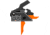 Mimtac Drastic AR-9 9mm PCC Drop-in Touch Trigger, Orange/Black, Small, DR9-ORG-02